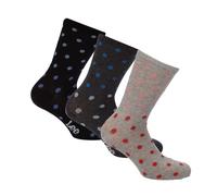 Lee Womens 3 Pack of Socks in Grey Polycotton - Size UK 4-7