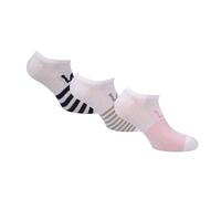 Lee Womens 3 Pack of Trainer Liner Socks in White Polycotton - Size UK 4-7