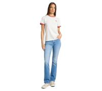 Lee Women's Breese Boot Jeans, Mid Shine, 27W x 33L
