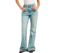Lee Women's High Rise Flare Jeans, Miss Her, 30W x 31L
