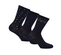 Lee Womens/Ladies Socks (Pack of 3) / 4 UK-7 UK Blue/Multicoloured GT6888