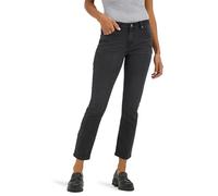 Lee Women's Legendary 26" Straight Crop Jean, Dark Tale, 6 US
