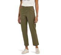 Lee Women's Legendary 26" Utility Crop Pant, Olive Night, 4 US