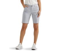 Lee Women's Legendary 9" Chino Bermuda Short, Material Gray, 14