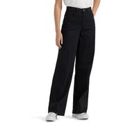 Lee Women's Legendary High Rise Trouser Jean, Black, 16 Short