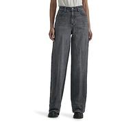 Lee Women's Legendary High Rise Trouser Jean, Blurred Darks, 18 US