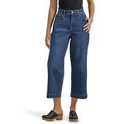 Lee Women's Legendary High Rise Wide Leg Crop Jean, Ink Spot, 0