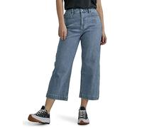 Lee Women's Legendary High Rise Wide Leg Crop Jean, Proper Lighting, 6 US