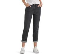 Lee Women's Legendary Mid Rise '90s Taper Jean, Rising Moon, 14 Short