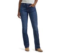 Lee Women's Legendary Mid Rise Bootcut Jean, Rivers Edge, 14 Short