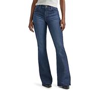 Lee Women's Legendary Mid Rise Flare Jean, Inner Strength, 16 US