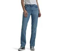 Lee Women's Legendary Mid Rise Straight Leg Jean, Purpose, 6 Short
