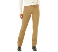 Lee Women's Legendary Mid Rise Straight Leg Jean, Tigers Eye, 12 Short