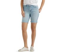 Lee Women's Legendary Rolled Denim Bermuda Short, Burning Bright, 8