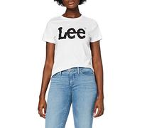 Lee Women's Logo TEE T-Shirts, White, M