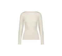 Lee Women's ls Boat Neck tee T-Shirt, Ecru, M