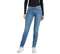 Lee Marion Women's Classic Straight Fit Straight Leg Jeans, Cyber Blue, 34W x 33L