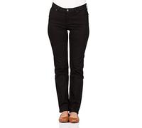 Lee Women's Marion Straight Jeans, Black (Black Rinse 47), 28W / 31L