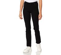 Lee Women's Marion Straight Jeans, Black Rinse, 33W x 31L