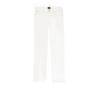 Lee Women's Marion Straight Jeans, Bright White, 30W x 31L