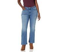 Lee Women's No-Gap Waistband Regular Fit Bootcut Jean with Hidden Pocket, Cascade, 16 US