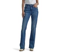 Lee Women's Petite Ultra Lux Comfort with Flex Motion Bootcut Jean, Indigo Facet, 6 Petite