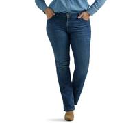 Lee Women's Plus Size Legendary Mid Rise Bootcut Jean, Compass, 22 Long