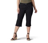 Lee Women's Plus Size Relaxed-fit Denim Capri Pant Jeans