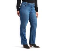 Lee Women's Plus Size Relaxed Fit Straight Leg Jean, Meridian, 22W Medium