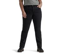 Lee Women's Plus Size Ultra Lux Comfort with Flex Motion Straight Leg Jean, Midnight Bloom, 22 Plus Long