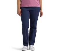 Lee Women's Plus Size Ultra Lux Comfort with Flex-to-go Utility Pant Trouser, Indigo (Mood Indigo), 20