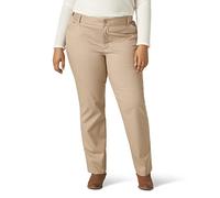 Lee Women's Plus Size Wrinkle Free Relaxed Fit Straight Leg Pant