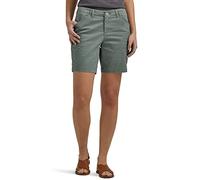 Lee Women's Regular Fit Chino Bermuda Short, Fort Green
