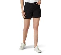 Lee Women's Regular Fit Chino Short, Black, 12 M