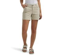 Lee Women's Regular Fit Chino Short, Pioneer Beige