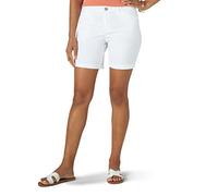 Lee Women's Legendary 7" Chino Walkshort Shorts, White, 10