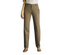 Lee Women's Relaxed Fit All Day Straight Leg Pant, Deep Breen, 12 Short