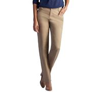 LEE Women's Relaxed Fit All Day Straight Leg Pant, Flax, 20 Long Brown