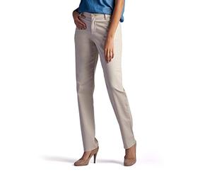 Lee Women's Relaxed Fit All Day Straight Leg pants, Parchment, 12 Short UK