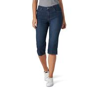 Lee Women's Relaxed Fit Capri Jean, Mysterious, 12 US