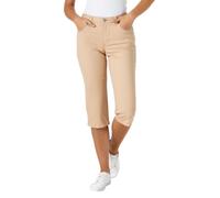 Lee Women's Relaxed-Fit Capri Pant, Café, 16 US