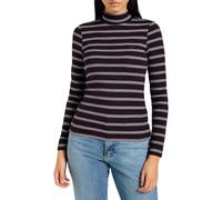 Lee Women's Ribbed Ls High Neck T-Shirt, Linwood, Large