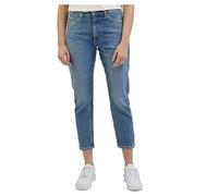 Lee Women's Rider Jeans, Modern Mid, 25W x 31L Blue