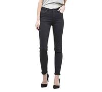 Lee Womens SCARLETT HIGH Jeans, Black Rinse, 28W / 31L