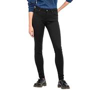 Lee Women's Scarlett Skinny Jeans, Black Rinse, 28W / 31L