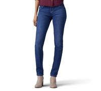 Lee Women's Sculpting Fit Slim Leg Pull On Jean, Expedition, 16 Short