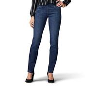 Lee Women's Sculpting Fit Slim Leg Pull on Jean, Landslide, 10 Long
