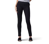 Lee Women's Sculpting Slim Fit Skinny Leg Pull on Jean, Black, 16 US