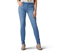 Lee Women's Sculpting Slim Fit Skinny Leg Pull on Jean, Larkspur, 22 Short