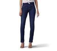 Lee Women's Sculpting Fit Slim Leg Pull On Jean, Infinity, 10 Short